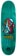Black Label Jason Adams Smoking Section 9.5 Custom Egg Shape Skateboard Deck - teal