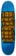 Black Label Shredded Barcode 9.0 Custom Egg Shape Skateboard Deck - blue