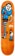Polar Skate Co. Boserio Surprise 8.25 Short Shape Skateboard Deck - orange