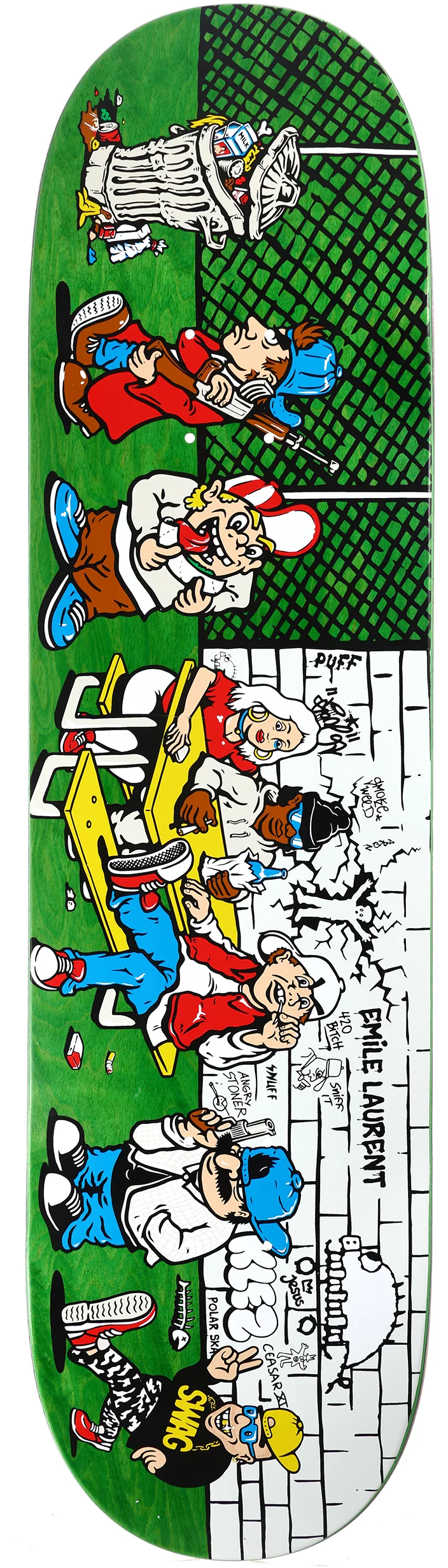 スケートボード POLAR \" TURTLE TOWN / EMILE LAURENT \" Polar Emile Laurent Turtle Town T-Shape Deck - 9