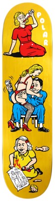 Polar Skate Co. Family Affair 8.25 Skateboard Deck - yellow - view large