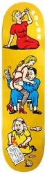 Polar Skate Co. Family Affair 8.25 Skateboard Deck - yellow
