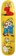Polar Skate Co. Family Affair 8.625 P9 Shape Skateboard Deck - yellow
