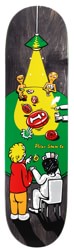 Polar Skate Co. Rozenberg Poker Face 8.125 Short Shape Skateboard Deck - black