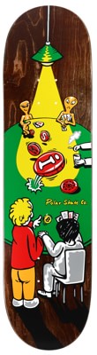 Polar Skate Co. Rozenberg Poker Face 8.125 Short Shape Skateboard Deck - brown - view large