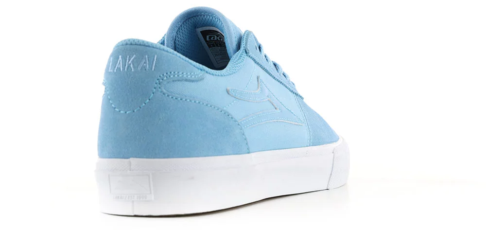 Lakai Manchester Skate Shoes - light blue suede | Tactics display picture 1