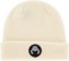 Crab Grab Circle Patch Beanie - bone