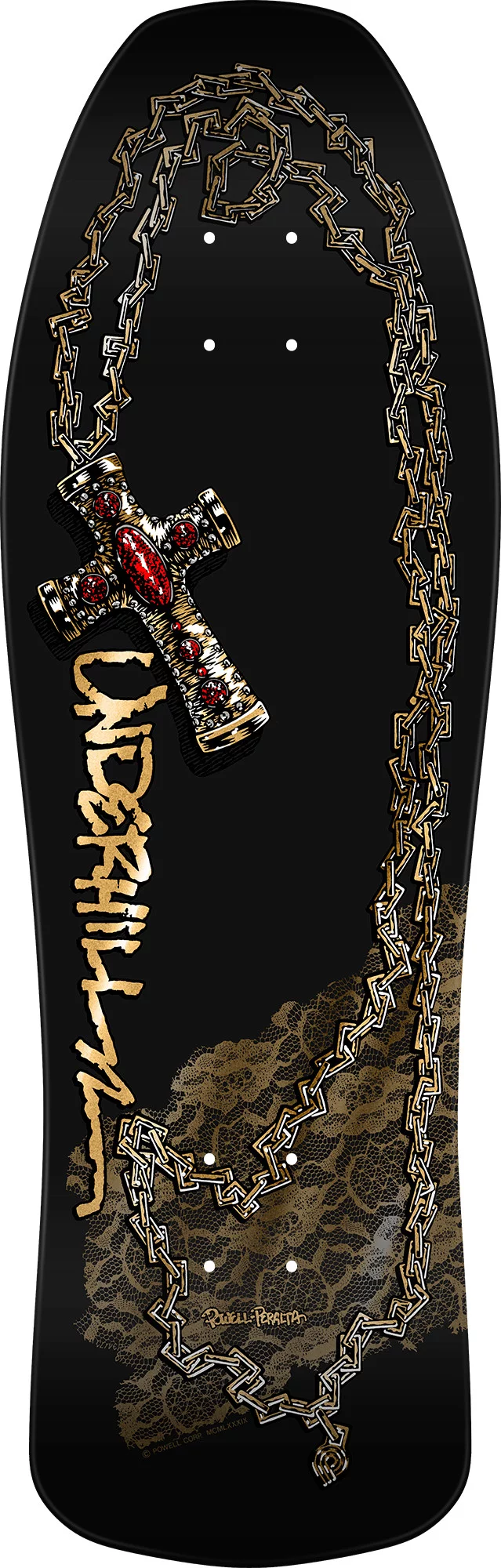 Powell Peralta Ray Underhill Cross 9.9 Reissue Skateboard Deck