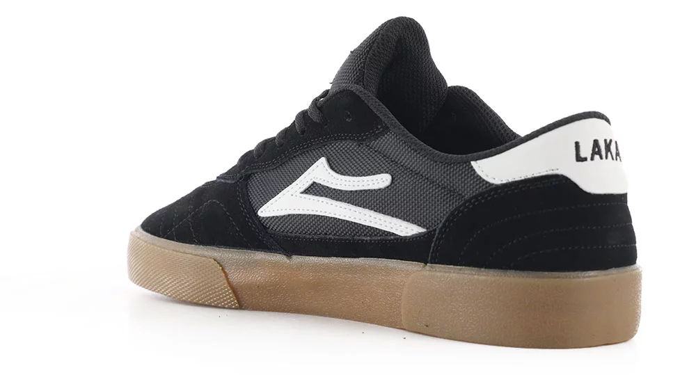 Lakai Cambridge Skate Shoes - black/gum suede | Tactics