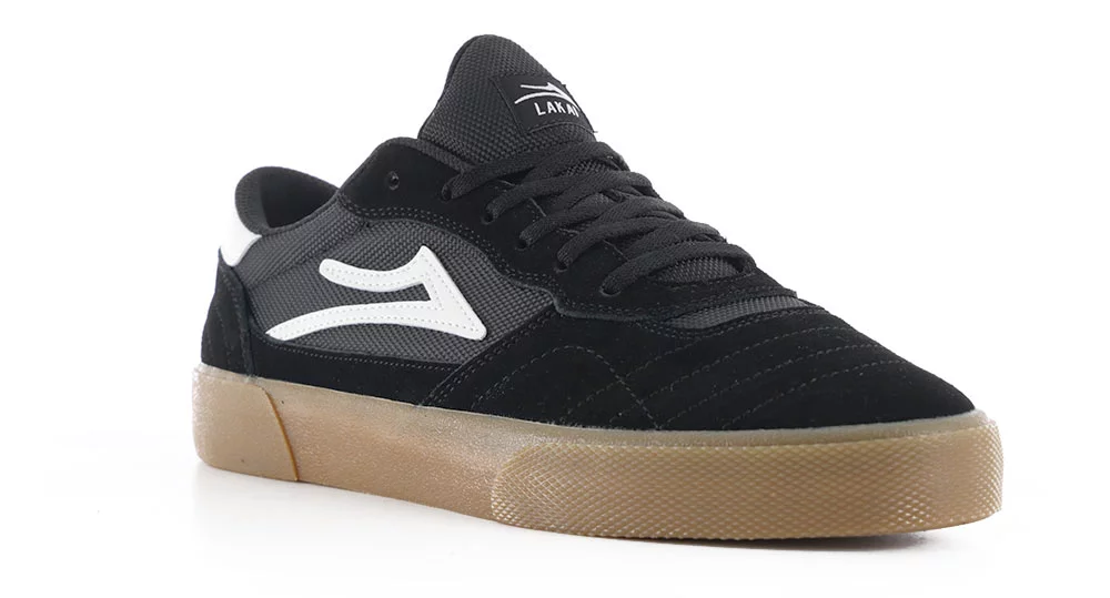 Lakai Cambridge Skate Shoes - black/gum suede