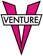 Venture V Die Cut MD Sticker - pink