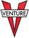 Venture V Die Cut MD Sticker - red