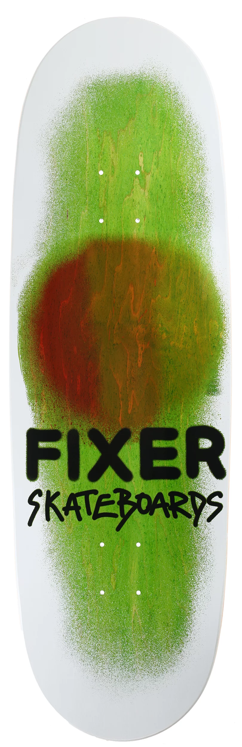 Fixer Speedball Spray 10.0 Egg Shape Skateboard Deck - green