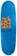 Fixer Speedball Starburst 9.5 Egg Shape Skateboard Deck - blue
