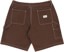 Rhythm Carpenter Canvas Shorts - chocolate - reverse