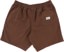 Rhythm Classic Linen Jam Shorts - chocolate - reverse