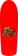 Powell Peralta McGill Skull & Snake 10.0 McTwist 40th Anniversary Skateboard Deck - gold foil/red - top