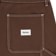 Rhythm Carpenter Canvas Shorts - chocolate - reverse detail