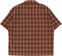 Rhythm Relaxed Shadow Check S/S Shirt - rust - reverse