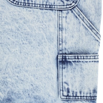 Tactics Carpenter Denim Shorts - washed blue