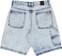Tactics Carpenter Denim Shorts - washed blue - reverse