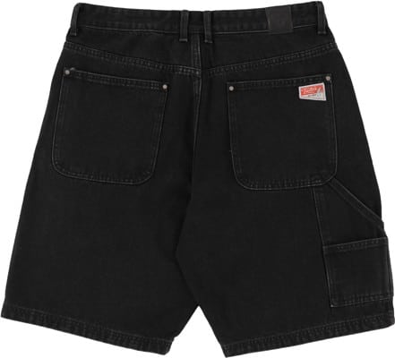 パンツ PASSPORT DENIM SHORTS WASHED BLACK Tactics Carpenter Denim Shorts - washed black