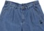 Tactics Buffet Pleated Denim Shorts - washed blue denim - alternate front