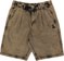 Tactics Buffet Pleated Denim Shorts - gold overdye black denim