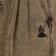 Tactics Buffet Pleated Denim Shorts - gold overdye black denim - detail