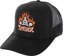 Thrasher Who Cares by Neckface Trucker Hat - black