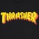 Thrasher Stacked L/S T-Shirt - black - front detail