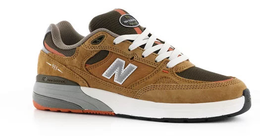 New Balance Numeric 933 Andrew Reynolds Skate Shoes - brown/grey