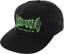 Thrasher Metal Snapback Hat - black
