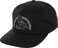 Anti-Hero Clubhouse Snapback Hat - black/grey