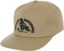 Anti-Hero Clubhouse Snapback Hat - tan/black