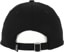 Real Oval Snapback Hat - black/cream/orange - reverse