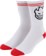 Spitfire Bighead Sock - white/red/black
