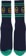 Krooked Eyes Sock - navy/green/yellow - front