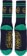 Krooked Eyes Sock - navy/green/yellow - reverse