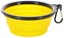 Krooked King Dog Water Bowl - yellow/black