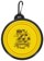 Krooked King Dog Water Bowl - yellow/black - bottom
