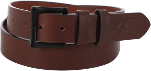 Anti-Hero Basic Eagle Leather Belt - brown/black - view large