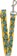 Krooked Flowers Dog Lead - yellow