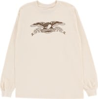 Anti-Hero Basic Eagle L/S T-Shirt - cream/brown