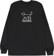 Krooked El Perro L/S T-Shirt - black/white