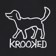 Krooked El Perro L/S T-Shirt - black/white - front detail