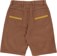 Spitfire Bighead Denim Shorts - brown - reverse
