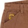 Spitfire Bighead Denim Shorts - brown - front detail