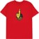 There Up Yours T-Shirt - red/yellow-black