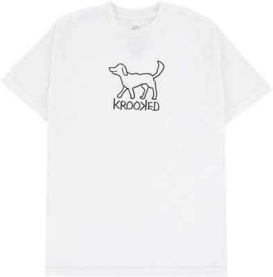 Krooked El Perro T-Shirt - white/black - view large